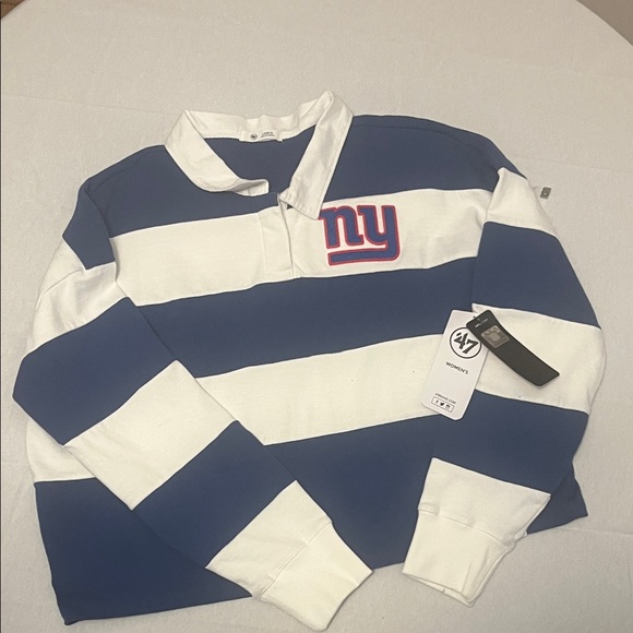 47 Tops - Blue and White NY Giants Sweatshirt
